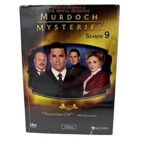 New Murdoch Mysteries Season 9 (DVD, 5-Disc Box Set) "Victorian CSI"